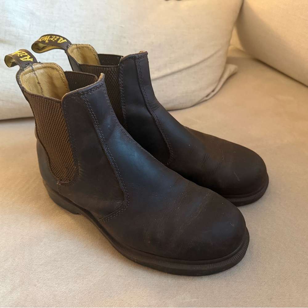 Dr Martens Crazy Horse Brown Leather Chelsea Boots